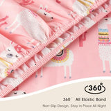 Bunnikins & Clover Twin Sheets Set Kids, Deep Pocket Soft Printed Microfiber 3 Piece Toddler Bedding Set for Boys Girls Bunnikins & Clover