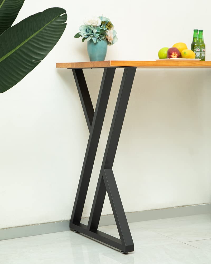 HEONITURE Table Legs 36 Inch, Counter Height Table Legs, Bar Metal High Tall Base Desk Steel for Kitchen or Outdoor HEONITURE