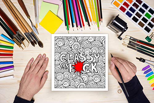Swear Word Coloring Book For Adults: Zero F*cks Given WoodArtSupply