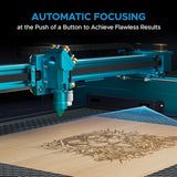 OMTech Pronto 90W CO2 Laser Engraver & Cutter – 35"x24" Workspace, 1000mm/s Speed, Autofocus, Air Assist, 2-Way Pass, for Wood, Acrylic & More OMTech