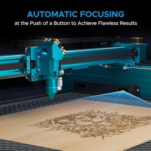 OMTech Pronto 130W CO2 Laser Engraver | 51" × 35" Laser Cutting Machine with Autofocus | 2-Way Pass, Air Assist, Red Dot Pointer | Ideal for Wood, Glass, Acrylic, and More OMTech