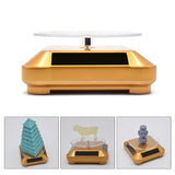 FASTTOBUY Solar Display Stand Turntable, Double Used Rotating Display for UV Resin Curing Light LCD/SLA/DLP 3D Printer Solar Power Jewelry Spinner Watch Hobby Collection Shelf FASTTOBUY