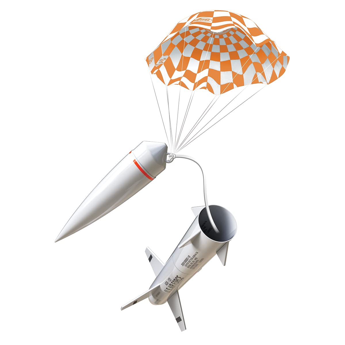 Estes 7000 Bull Pup 12D Rocket-Building Kit, Advanced Flying-Rocket-Model Kit for Ages 10+ Estes