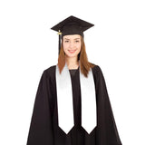 Graduation Stole Class of 2025 White Stoles for Graduation 2025 Graduation Sash Unisex Adult Plain Graduation Stole Graduation Honor Stole Sash Graduation Senior Sash 70”for Graduation Party Gifts FlexiTonic