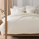 Levtex Home Cross Stitch Reversible Full/Queen Quilt Set (88x92in) with 2 Pillow Shams (26x20in) - Stitch Texture - Cream - Cotton Full/Queen Size Quilt Bedding Set - Lightweight, Soft, Pre-Washed Levtex Home