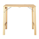 MUJI 18499441 Folding Pine Wood Table, (W x D x H): 31.5 x 19.7 x 27.6 inches (80 x 50 MUJI