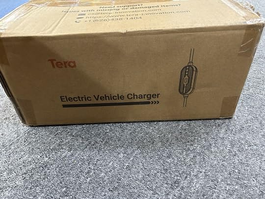Tera Electric Vehicle Charger for Tesla: Level 1 & 2 J1772 EV Portable 32A 8A 110V 240V Wall Connector Dual Use ETL NEMA 14-50 & 5-15 Wi-Fi Enabled 25FT Cable with Holder P01 Tera