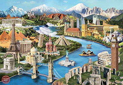 Anatolian Puzzle: 2000 Popular Landmarks Brown/a - WoodArtSupply