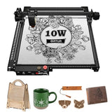 Ortur Laser Master 2 Pro S2 Laser Engraving Machine, 10000mW High Accuracy Laser Engraver, Laser Cutter, 15.7'' x 15.7'' Lazer Engraving Machine for Wood, Acrylic, Leather, Business Card, Class4 Ortur