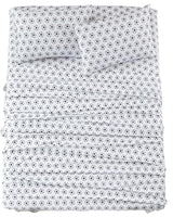 Chezmoi Collection 4-Piece Kids/Teens Sports Sheet Set - Soft Microfiber White Black Soccer Balls, Full Size Chezmoi Collection