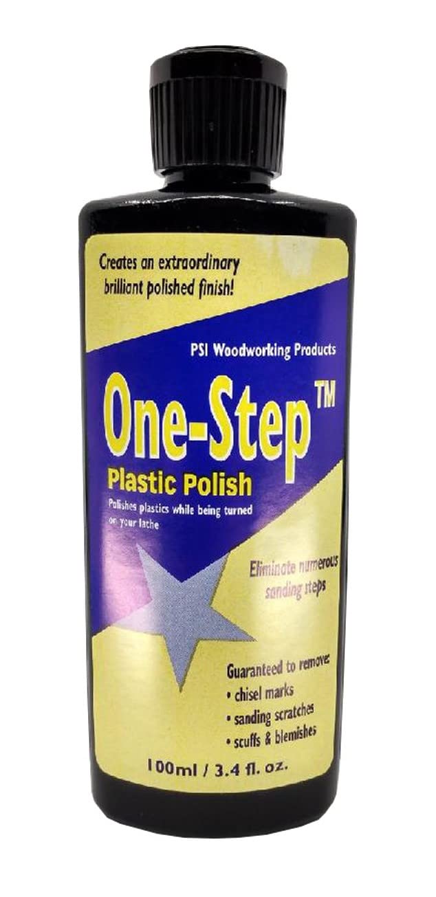 Penn State Industries ONESTEP One-Step Plastic Polish for Woodturning Project Kits, 100ml Penn State Industries