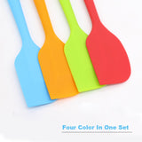 Silicone Spatula 4-piece Set, Heat-Resistant Spatulas, Non-stick Rubber Spatulas with Stainless Steel Core ALLWIN-HOUSEWARE W