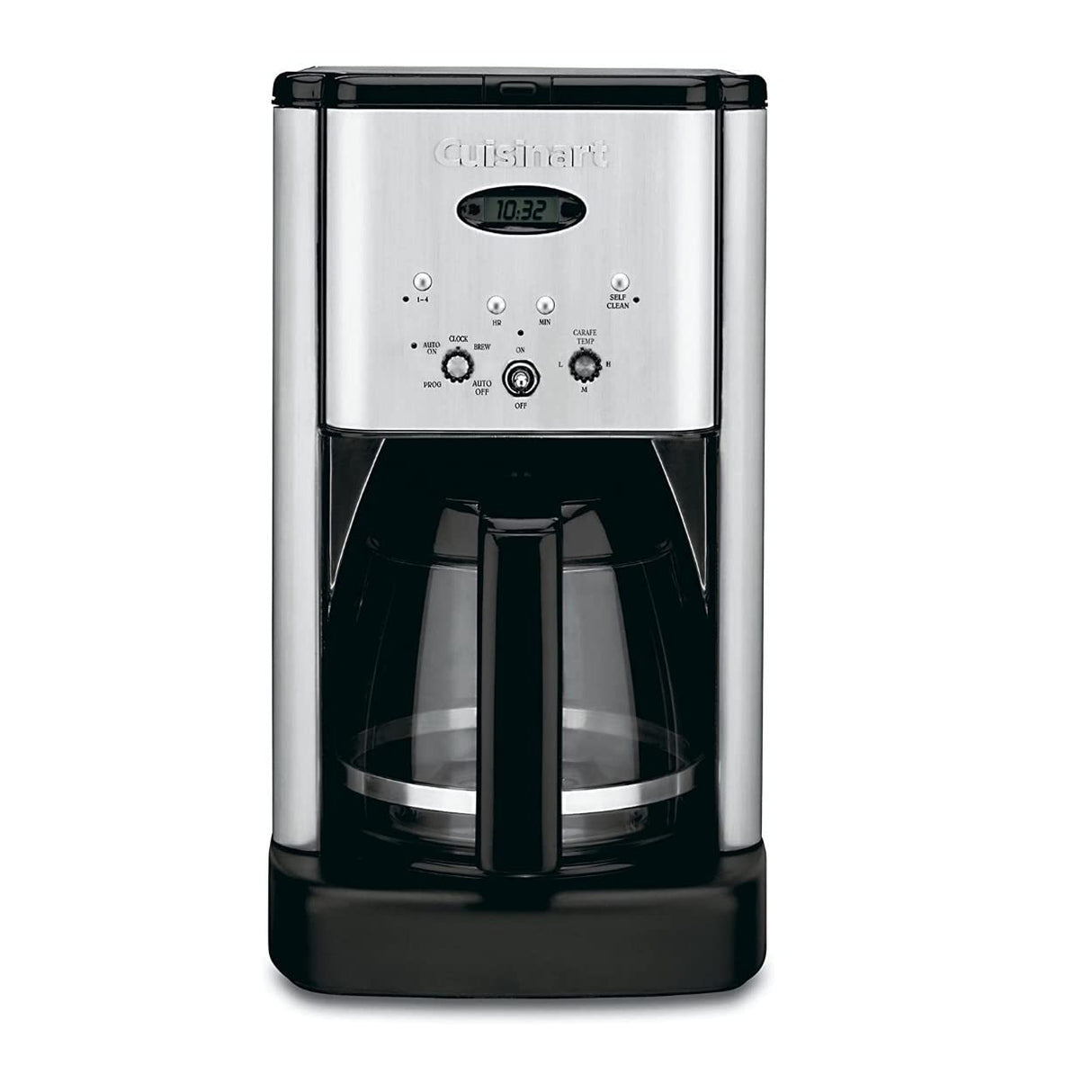 Cuisinart DCC-1200P1 Brew Central 12-Cup Programmable Coffeemaker Coffee Maker, Carafe, Brushed Chrome Cuisinart