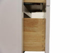White Shaker Sink Base Bathroom Vanity with Drawers 30" Ready-to-Assemble Cabinet WoodArtSupply
