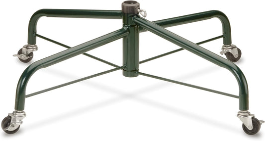 National Tree Company Christmas Tree Stand Includes Rolling Wheels, 28", Fits 1.25 Inch Pole