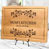 Personalized Kitchen Gifts for Mom, Nana, Aunt, Sister, Custom Engraved Serving Platter, Customized Mom and Grandma Cutting Board for Mothers Day, Decor for Mother's Kitchen, Engraved Kitchen Sign Kenzal Customized