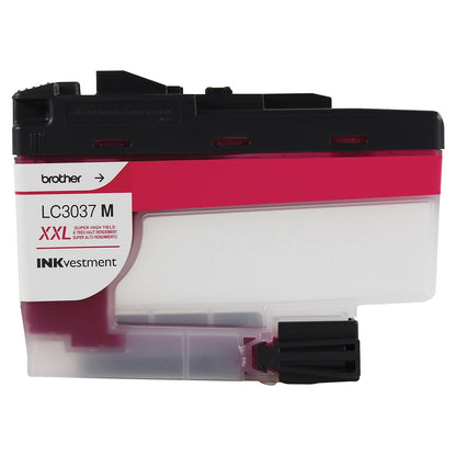 Brother Genuine LC30373PKS, 3-Pack Super High-Yield Color INKvestment Tank Ink Cartridges, Includes 1 Cartridge Each of Cyan, Magenta and Yellow Ink, Page Yield Up to 1,500 Pages/Cartridge, LC3037