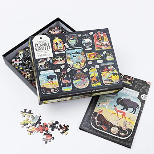 The Wondrous Workings of Planet Earth Puzzle: Ecosystems of the World 500-Piece Jigsaw Puzzle and Poster : Jigsaw Puzzles for Adults and Jigsaw Puzzles for Kids Clarkson Potter