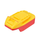 Adapter# Compatible with Porter Cable/Black+Decker 20v (NOT Old 18v) Slider Lithium Batteries Fits DeWalt 20v MAX XR Cordless Tools (US Stock) - Adapter Only - WoodArtSupply