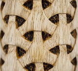 NORSE EMPIRE Premium Wooden Beer Mug 16Oz Chainmail Pattern 100% Handcrafted Beer Stein Wine accessories Viking Gifts Medieval Gift Sack Tankard Christmas Coffee Cups Vikings Mug Food Safe NORSE EMPIRE