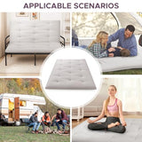 Japanese Floor Mattress, 100% Cotton 2.5" Thicken Foldable Futon Mattress Tatami Mat Sleeping Pad, High Density Foam, Ideal for Comfort and Support, Kids Floor Lounger Pillow Bed Sofa (Light Gray) SCHNAUZER HOME