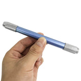 8 pcs Pencil Extenders, FineGood One Head & Dual Head Metal Handle Pen Holder Lengthener, School Office Supplies Art Writing Tool FineGood