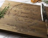 Personalized Retirement Cutting Board - Engraved Gifts, Personalized Cutting Board, Retirement Gift, Gift For Retirement American Sign Letters