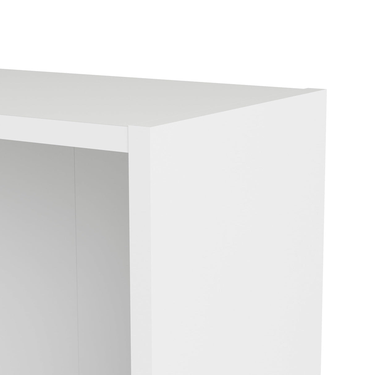 Tvilum Element Wide 5 Shelf Bookcase, Tall, White Tvilum