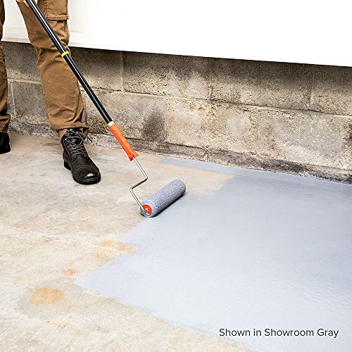 INSL-X EGG310S9A-1K Garage Guard Waterbased Epoxy Semi-Gloss Paint 1 Gallon Kit Showroom Gray INSL-X