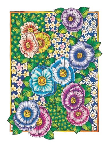 Creative Haven Entangled Gardens Coloring Book; Color, Frame And Create Your Own Floral Wall Art Decorations! (Adult Coloring Books: Flowers & Plants) Dover Publications