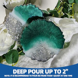 24H Deep Pour Epoxy Resin 0.75 Gallon, Fast Cure Casting Resin Kit for 1-2" Depths, Bubble Free & High-Gloss Food Safe Resin Epoxy, Heat Resistant for Charcuterie Board, Serving Trays & Resin Coasters Shabebe