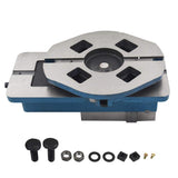 findmall 4 Inch Accuracy Mill Vise 360 Swivel Base Heavy Duty Milling Vise Fit for Milling Shaping and Drilling Machines findmall