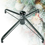 DJEMMPS Christmas Tree Stand, Folding Xmas Tree Stand Metal Christmas Tree Stand for Artificial Tree Folding Stand,Christmas Tree Base, Fits 0.5-1.25 Inch Pole DJEMMPS
