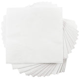 JAM PAPER Small Beverage Napkins - White - 5x5 Inch (Pack of 50) JAM Paper