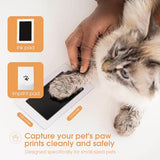 Pearhead Paw Print Clean Touch Ink Pad Kit for Dogs and Cats, Pet Owner Keepsake, DIY Inkless Paw and Nose Print Impression Set, Small/Medium