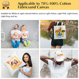 TransOurDream Upgraded Iron on Heat Transfer Paper for T Shirts (20 Sheets, 8.5x11) Iron on Transfers for Light Fabric Printable Heat Transfer Vinyl for Inkjet Printer (TOD-4) TransOurDream