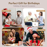 Coffee Mug Warmer & iKago Mug Set, Accurate Temperature Control Smart Heated Mug for Desk, Electric Coffee Warmer with Auto Shut Off & Real-Time Temp Display, Gifts for Men Women, 15oz Ceramic Mug Ikago