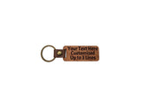 Custom Engraved Wooden Keychain, Personalized Wood Keychain, Custom Name and/or Text Keyring, Customized Gift, Key Tag, Bag Tag, Stocking Stuffer, Generic