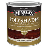 Minwax PolyShades Wood Stain + Polyurethane Finish – Quart, Bombay Mahogany, Satin Minwax