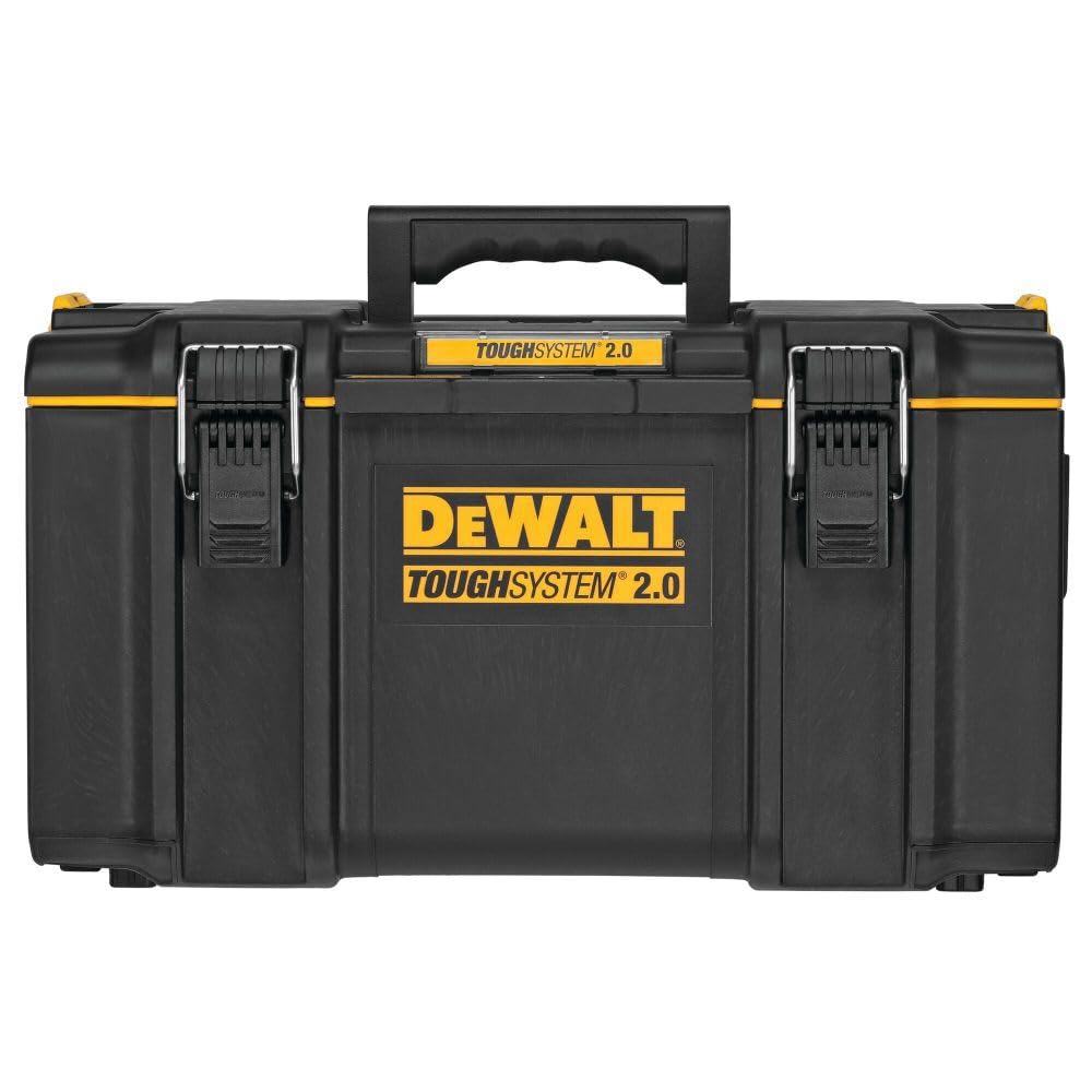 DEWALT TOUGHSYSTEM 2.0, Large Tool Box, 22 in, 110 lbs. Capacity (DWST08300) DEWALT