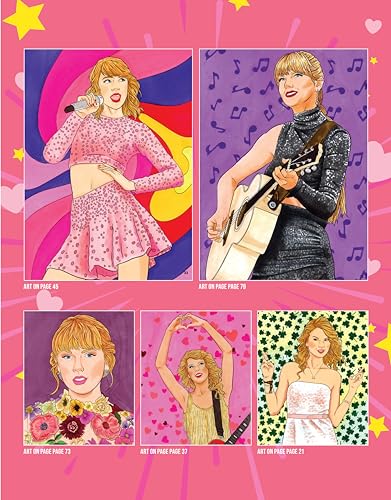 SUPER FAN-tastic Taylor Swift Coloring & Activity Book: 30+ Coloring Pages, Photo Gallery, Word Searches, Mazes, & Fun Facts (Design Originals) For Swifties of All Ages - Perforated Pages Design Originals