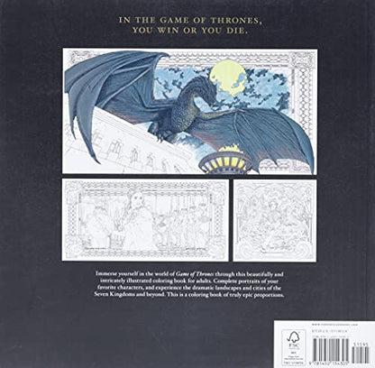 HBO's Game of Thrones Coloring Book: (Game of Thrones Accessories, Game of Thrones Party Gifts, GOT Gifts for Women and Men) (Game of Thrones x Chronicle Books)