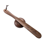 muso wood Shoe Horn 15" Long Handle for Seniors, Wooden Shoehorn for Men Women Kids Elderly Pregnancy - Hang Easily (Walnut) muso wood