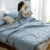 RDIAYDN Lightweight Summer Duvet, Single Summer Duvet, Thin and Light, Soft and Breathable Quilt for Double Bed, Quilted Machine Washable (F, 200 x 230 cm) RDIAYDN