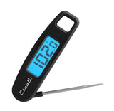 Escali Compact Portable Meat Candy Folding Digital Thermometer, Backlit Display Easy to Storage with Magnet, Black Escali