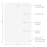 Blank Aluminum Signs 4-Pack, 18 x 12 Inches Blank Metal Sign, Write-On Sign, Blank Sign for Vinyl DTF Screenprint or Flatbed Printed Graphics, Rust Free Weather Resistant, Waterproof, Durable Ink, Easy to Mount Indoor or Outdoor Use MINGHONG