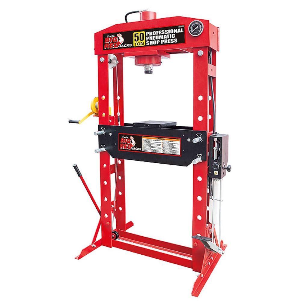 HPDMC 50 Ton H-Frame Hydraulic Shop Press with Floor Press Plates for Garage Shop - WoodArtSupply