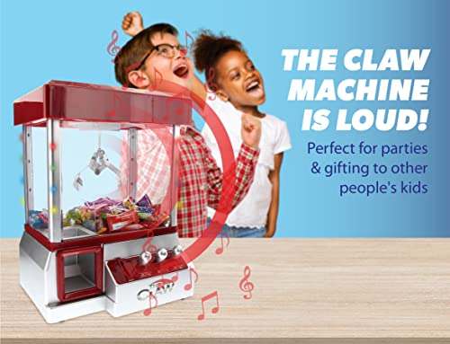 Etna Electronic Arcade Claw Machine - Toy Grabber Machine with Flashing LED Lights and Sound Etna