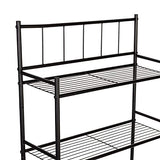 Honey-Can-Do 3 tier Over-The-Toilet Space Saver Shelving Unit, Black BTH-09022 Black Honey-Can-Do