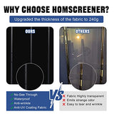 Room Divider 6FT Portable Room Dividers and Folding Privacy Screens, 88'' W Fabric Divider for Room Separation, 4 Panel Partition Room Dividers Screen HOMSCREENER